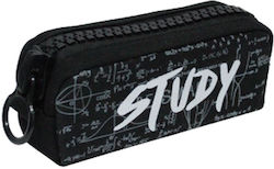 Spadi Study Pencil Case Cylinder Black Spadi Study Pencil Case Cylinder Black