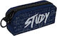Spadi Study Pencil Case Cylinder Black