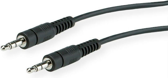 Roline 3,5mm Klinkenkabel 3,5mm Stecker - 3,5mm Stecker Schwarz 5m 11.09.4505-20