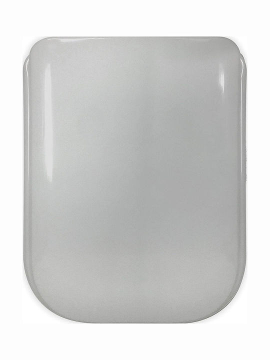 Resteq Toilettensitz Kunststoff Grau