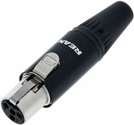 Mini XLR 4-Pini Conexiune Rean RT4FC-B