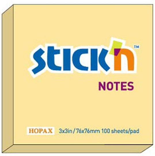 Hopax Notițe autoadezive 76 X 76 Mm 100 Foi Stick'n Portocaliu pastel