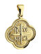 Kontopoulos Pendant Kids Charm Constantine Coin Gold 14K K07876AND