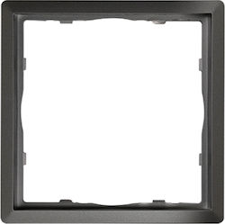 Switch Frame Single Anthracite Matte Lineme Gena 50-00621-19