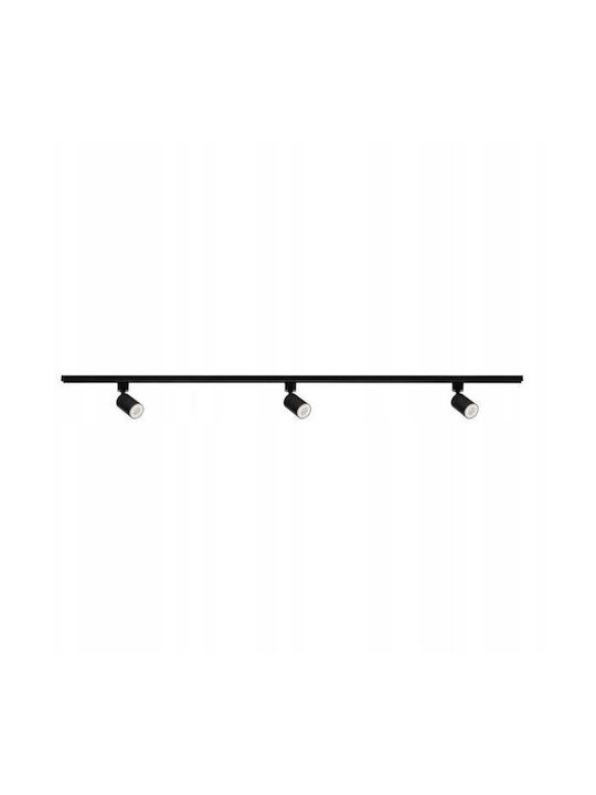 Kanlux Triple Spot with GU10 Lamp Adapter in Black Colour