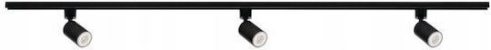 Kanlux Triple Spot with GU10 Lamp Adapter in Black Colour