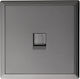 Data Socket RJ45 Cat6 Anthracite Matte Lineme Gena 50-00618-19