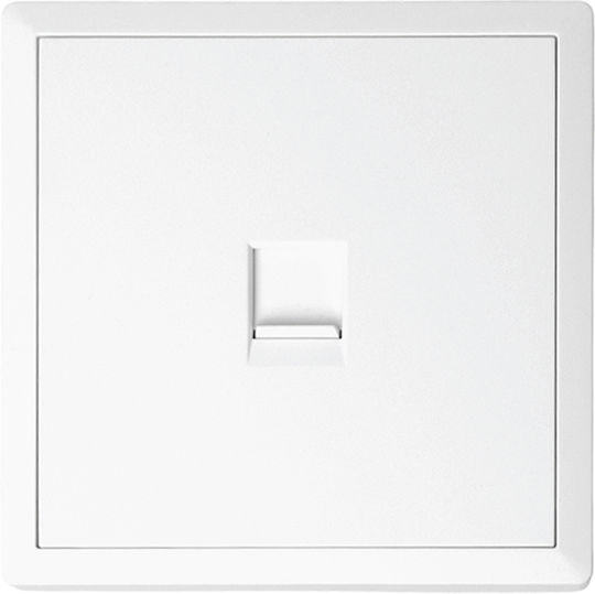 Data Socket RJ45 Cat6 Matte White Lineme Gena 50-00618-31