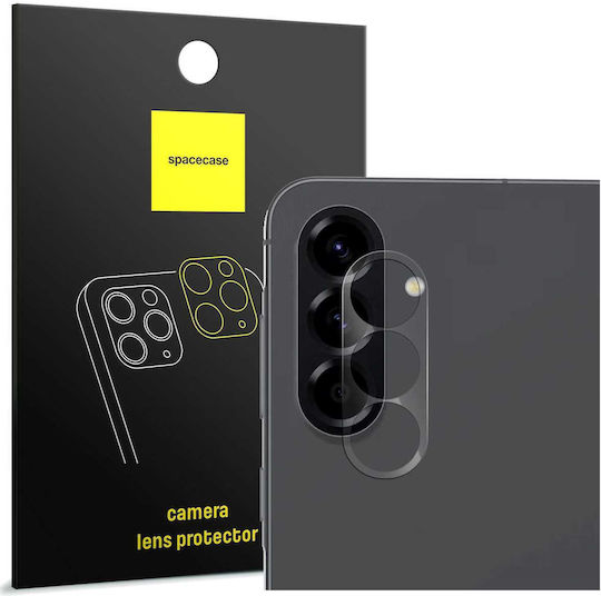 Spacecase Galaxy A56 5G Kamera Schutz Gehärtetes Glas Transparent