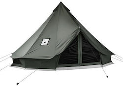 Vivatechnix Cort De Camping Tip Teepee Verde De Depozitare Cu Capacitate Maximă De 4 Persoane Vivatechnix Cort De Camping Tip Teepee Verde De Depozitare Cu Capacitate Maximă De 4 Persoane