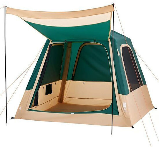 Cort De Camping Pentru Automobil Gonflabil De Depozitare Verde Cu Dublu Material 3 Anotimpuri Pentru 4 Persoane 229x229x177cm
