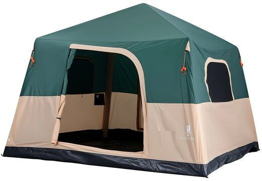 Cort Camping Pop Up Pentru Automobil Gonflabilă De Depozitare Maro 3 Anotimpuri Pentru 6 Persoane 300x300x225cm
