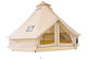 Vivatechnix Cort Camping Tip Teepee de Depozitare Bej cu Dublu Material 4 Anotimpuri 500x500 cm