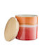 Butlers Medley Lebensmittelglas Allgemeine Verwendung mit Deckel Keramik Orange 11x11x11cm