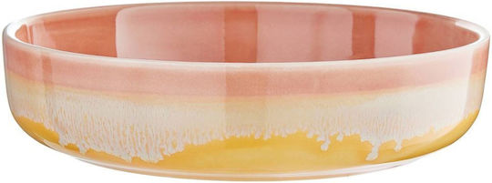 Butlers Medley Serving Plate Pasta Ceramic Yellow with Diameter 20cm