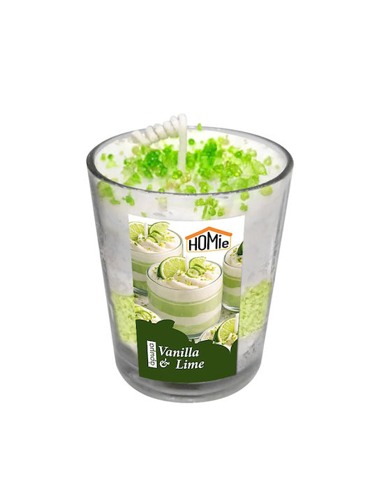 HOMie Aromatic Candle in Jar with Vanilla Perfume 180gr 12pcs