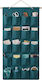 Fabric Hanging Clothes Organizer in Beige Color 45x128cm