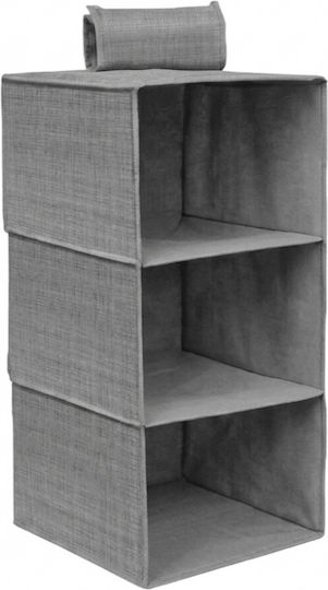 Fabric Hanging Clothing Shelf in Beige Color 30x30x60cm