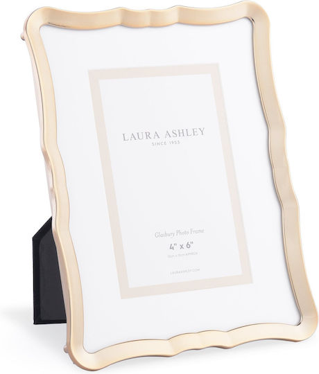 Laura Ashley Fotorahmen mit Goldenem Metallrahmen 4x6 Laura Ashley Fotorahmen mit Goldenem Metallrahmen 4x6