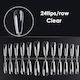 False Nail Tips Transparent 500pcs 926364-162