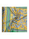 Decoration Fabric Satin By Meter Width 150cm Hazel Leaves