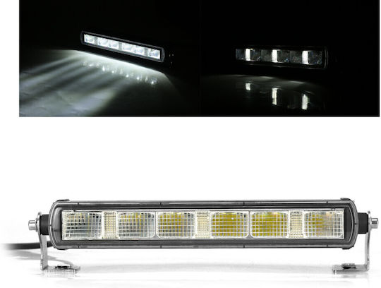 Фар за автомобил във форма на Бар LED 12 / 24V 30W 4cm с Бяло Осветление 1бр