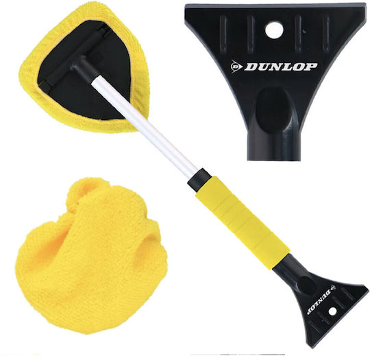 Dunlop Микрофибърна Кърпа За Почистване На Автомобилни Windows Жълта