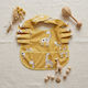 abo Baby Lätzchen Stoff Giraffe