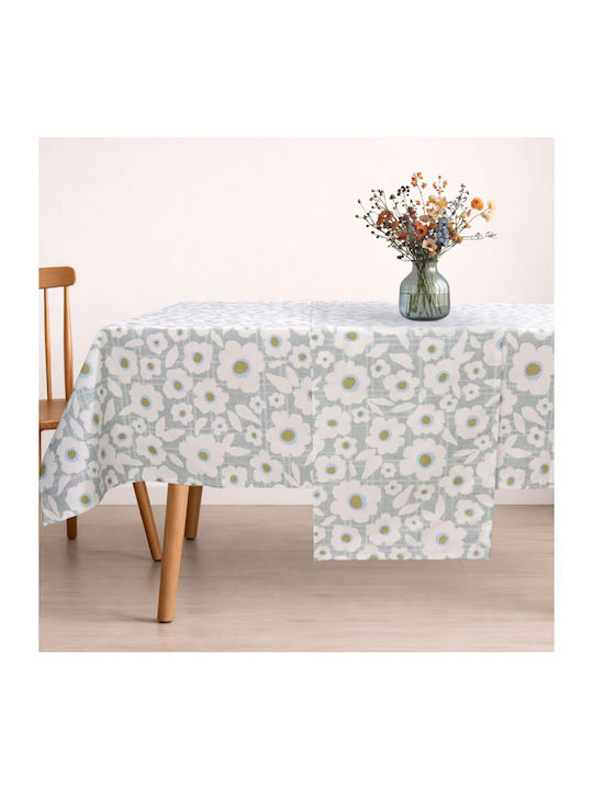 Dimeco Τραπεζομάντηλο Diana Blue 220x220εκ.