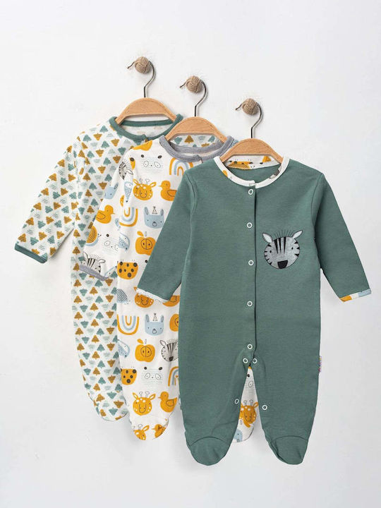 SteweHome Set Prosoape Multicolore 3 Bucăți
