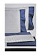Down Town Home S-838 Σετ Σεντόνια Υπέρδιπλα 245x270εκ. Navy Blue (4τμχ)