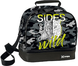 Graffiti Tiger Snack Bag Black 20x16x22cm