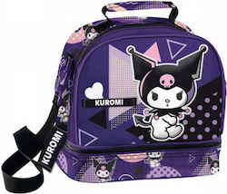 Graffiti Popart Kuromi Θήκη Μωβ 20x16x22cm
