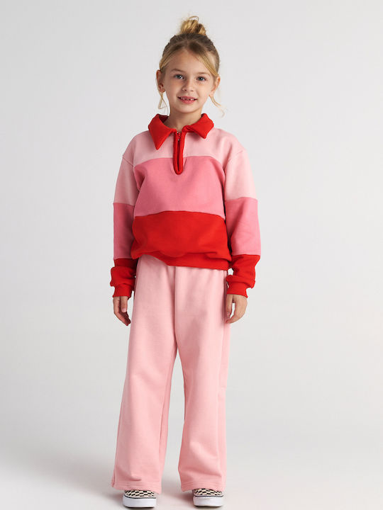 Kids Set with Pants Winter 2 Pieces Pink