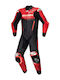 Alpinestars Мъжки Кожен Костюм За Мотоциклетист Черен