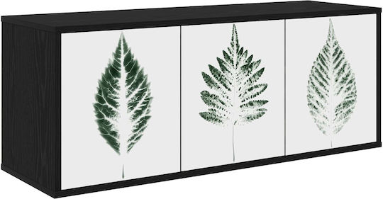 Dulap Suspendat Din Stejar Negru 102x33x40cm