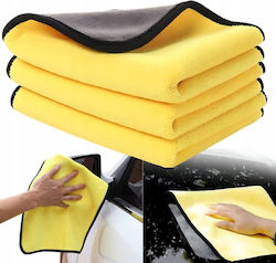 Lavetă din microfibră pentru curățare / lustruire / uscare Gri 30x30cm