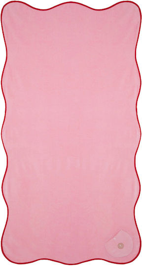 Sorbet Island Prosop De Plajă Din Bumbac Burgundy 180x100cm