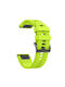 Tragbares Silikonband Grün Garmin Instinct 2S