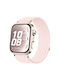 Techsuit Fabric Strap Pink (Huawei Watch Fit 5)