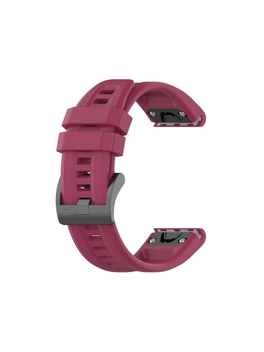 Λουράκι Σιλικόνης Μπορντό (Garmin Instinct 2)