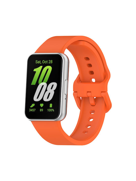 Techsuit Curea din silicon portocalie (Galaxy Fit3)