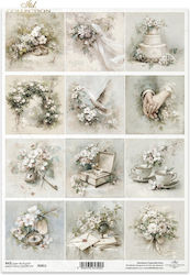 Decoupage Reispapier Itd 21x29cm Vintage Taufe ...