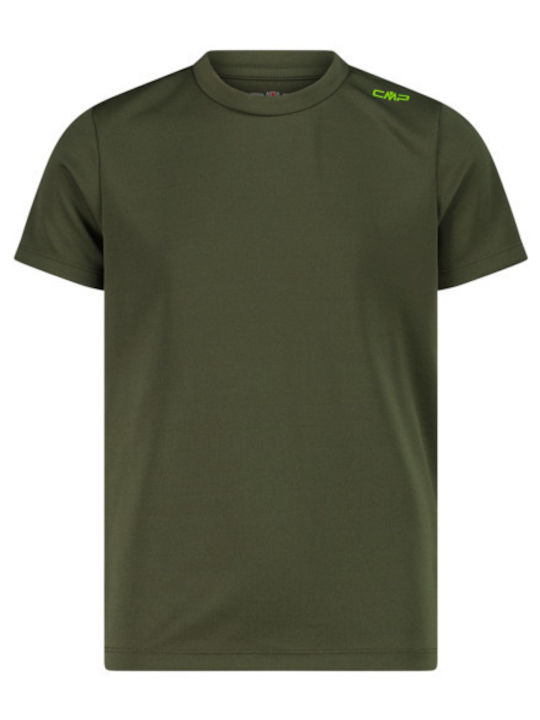 Kids T-shirt Oil Green