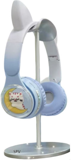 SPV M Căști cu Urechi de Pisică Wireless Bluetooth de Copii On Ear Albastru