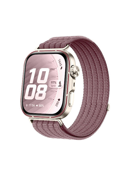 Techsuit Curea din material Violet (Huawei Watch Fit 5)