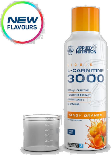 Applied Nutrition 3000 с Карнитин 50mg и Вкус Tangy Orange 480ml