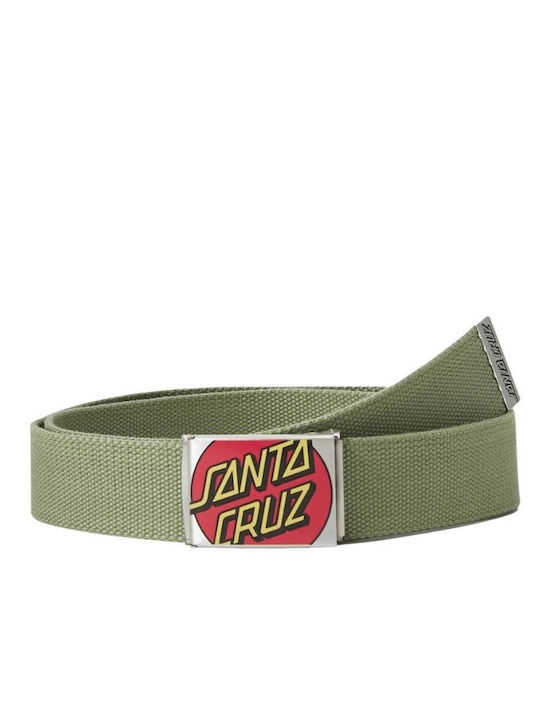 Santa Cruz Ανδρική Ζώνη Υφασμάτινη Χακί