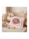 Mia Home Babydecke Kinderbett Samt Rosa 110x140cm