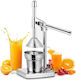 Table Lemon / Orange Press with Container from Stainless Steel in Yellow Colour